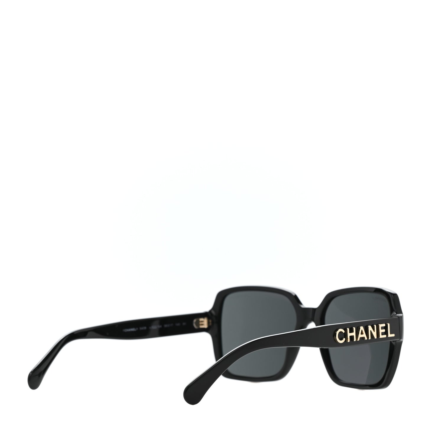Acetate Polarized Square Sunglasses 5408 Black