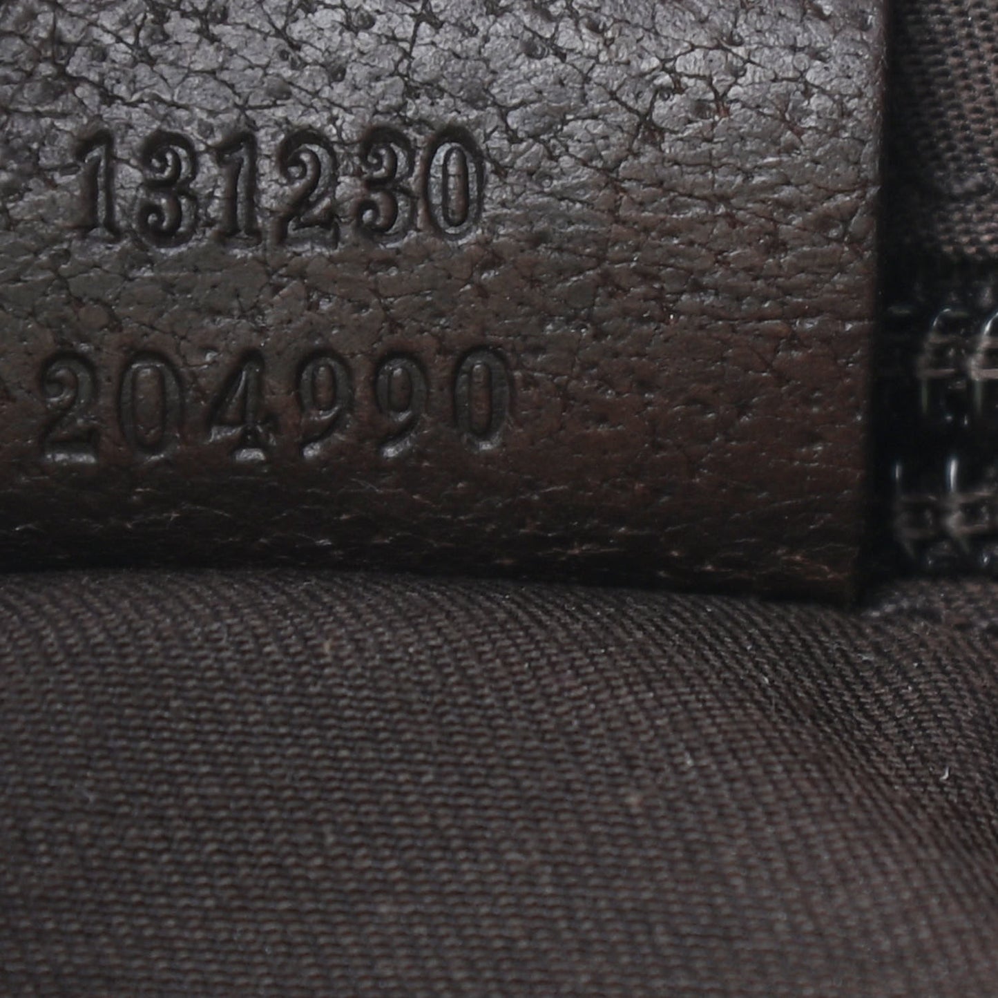 GG Monogram Medium Web Handle Bucket Tote Dark Brown