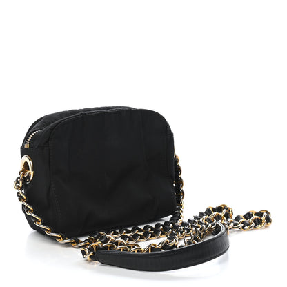 Prada Tessuto Nylon Mini Camera Crossbody Black 2 of 11