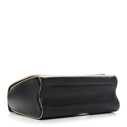 Louis Vuitton Epi Travel Stickers Twist Shoulder Bag MM Black 4 of 8