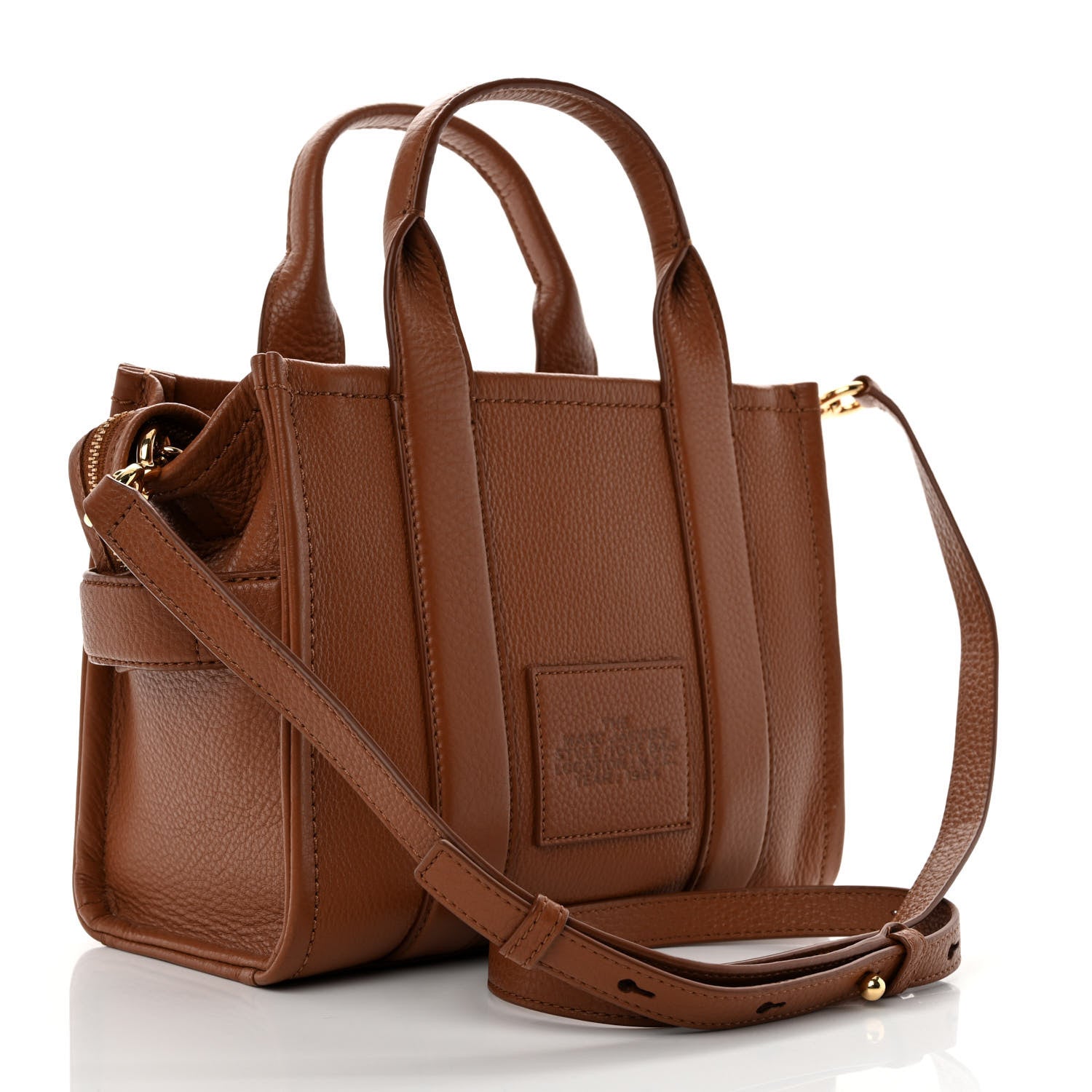 Marc Jacobs Grained Calfskin Small The Tote Bag Argan Oil 3 of 10