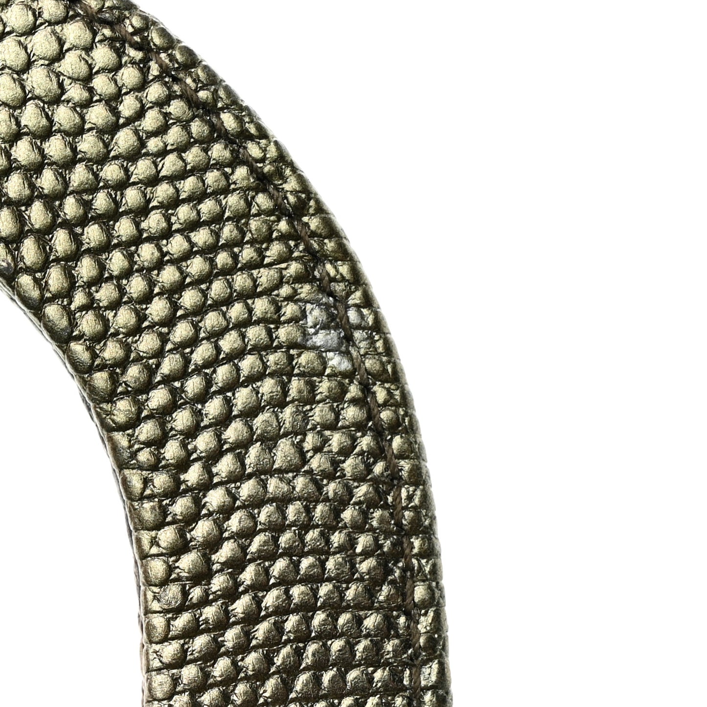 Metallic Lizard Mini Lady Dior Green