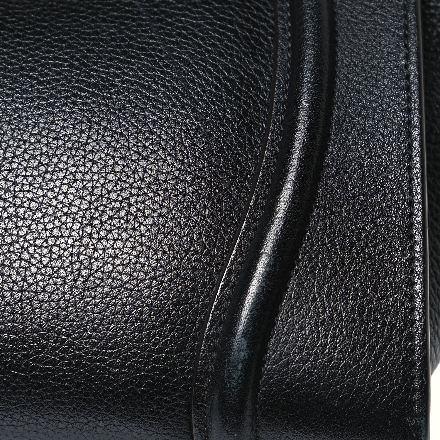 Celine Drummed Calfskin Mini Luggage Black 18 of 21