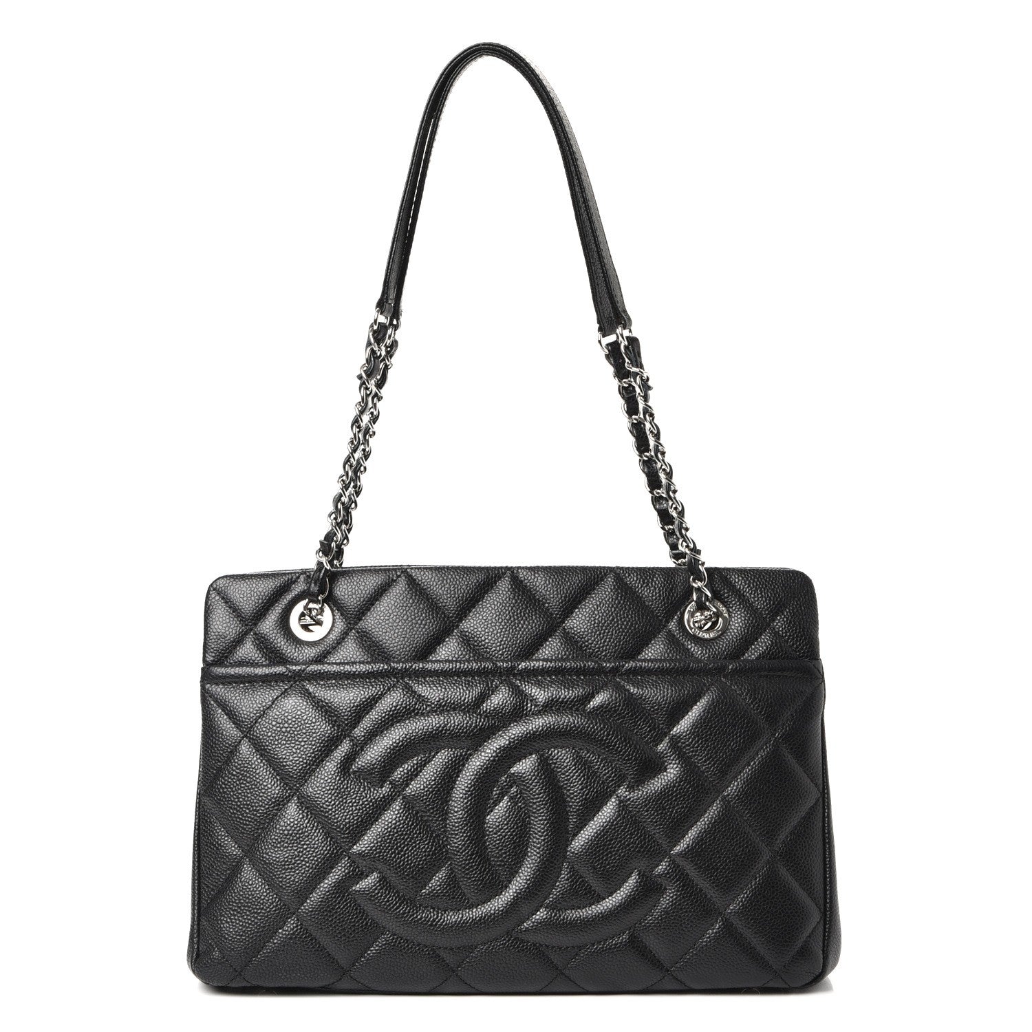 Chanel Caviar Quilted Timeless CC Tote Black 1 of 8