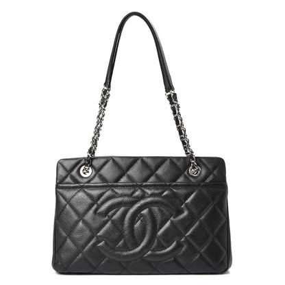 Chanel Caviar Quilted Timeless CC Tote Black 1 of 8