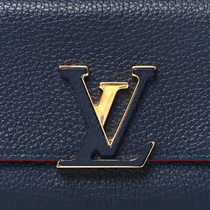 Louis Vuitton Taurillon Capucines Wallet Marine Rouge 7 of 12