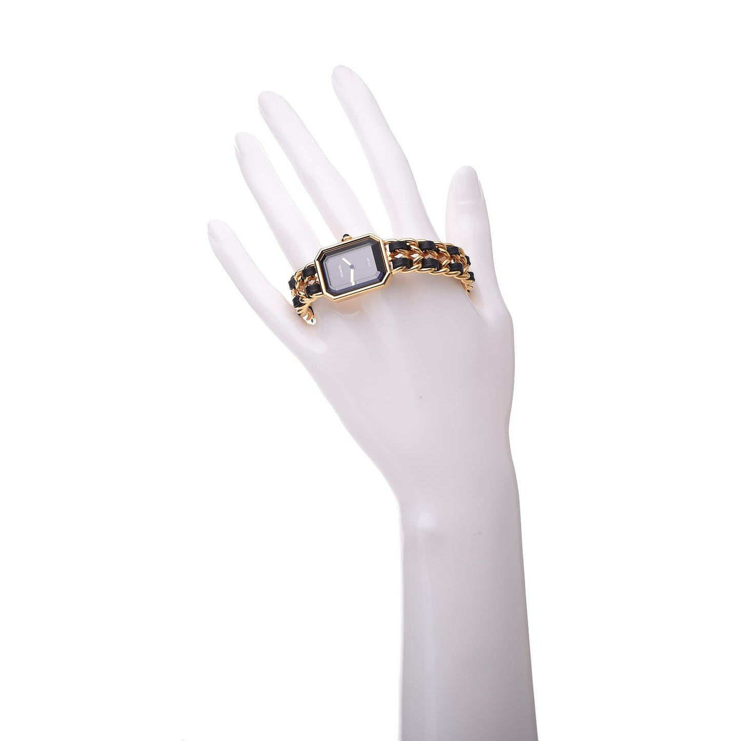 Stainless Steel Lambskin 20mm Chain Premiere Quartz Watch Gold L