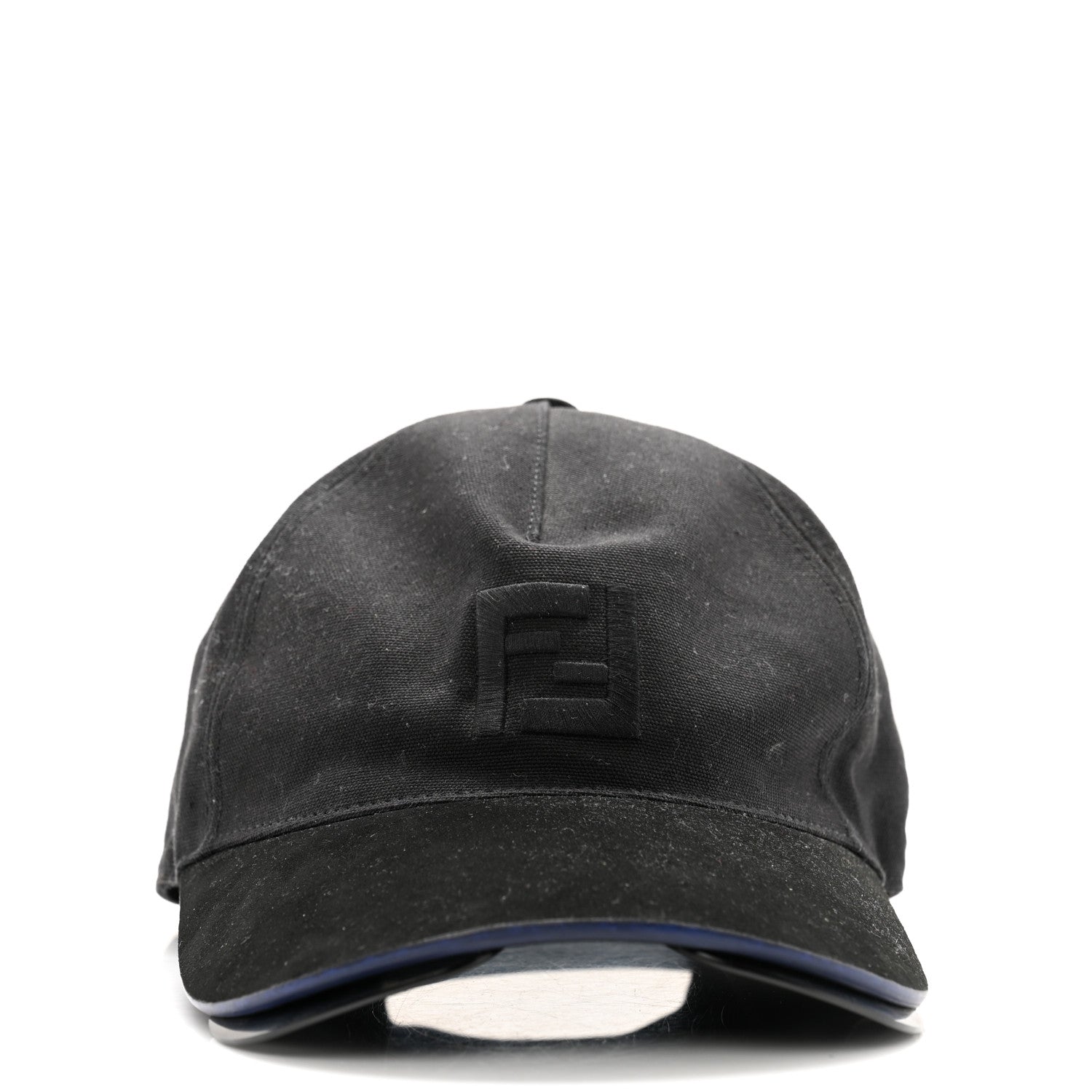 Fendi Cotton Suede Eyecap Shield Sunglasses With Baseball Cap Black 3 of 10