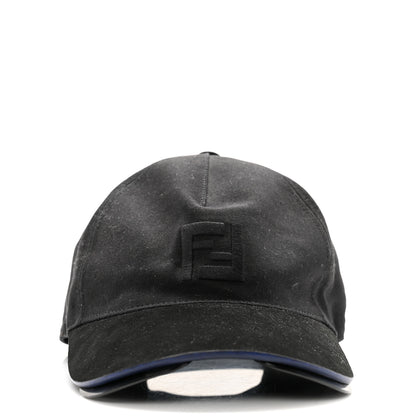 Fendi Cotton Suede Eyecap Shield Sunglasses With Baseball Cap Black 3 of 10