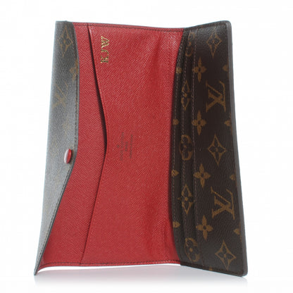 Louis Vuitton Monogram Josephine Wallet Red 5 of 7