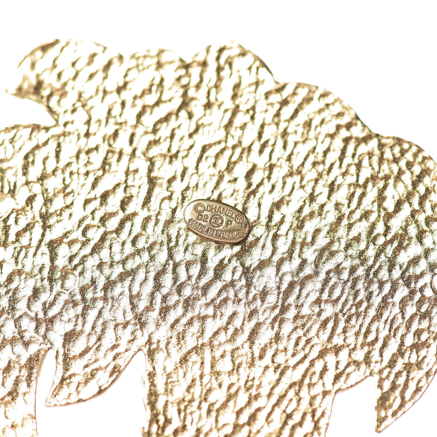 Chanel Pearl CC Palm Tree Necklace Gold 5 of 7