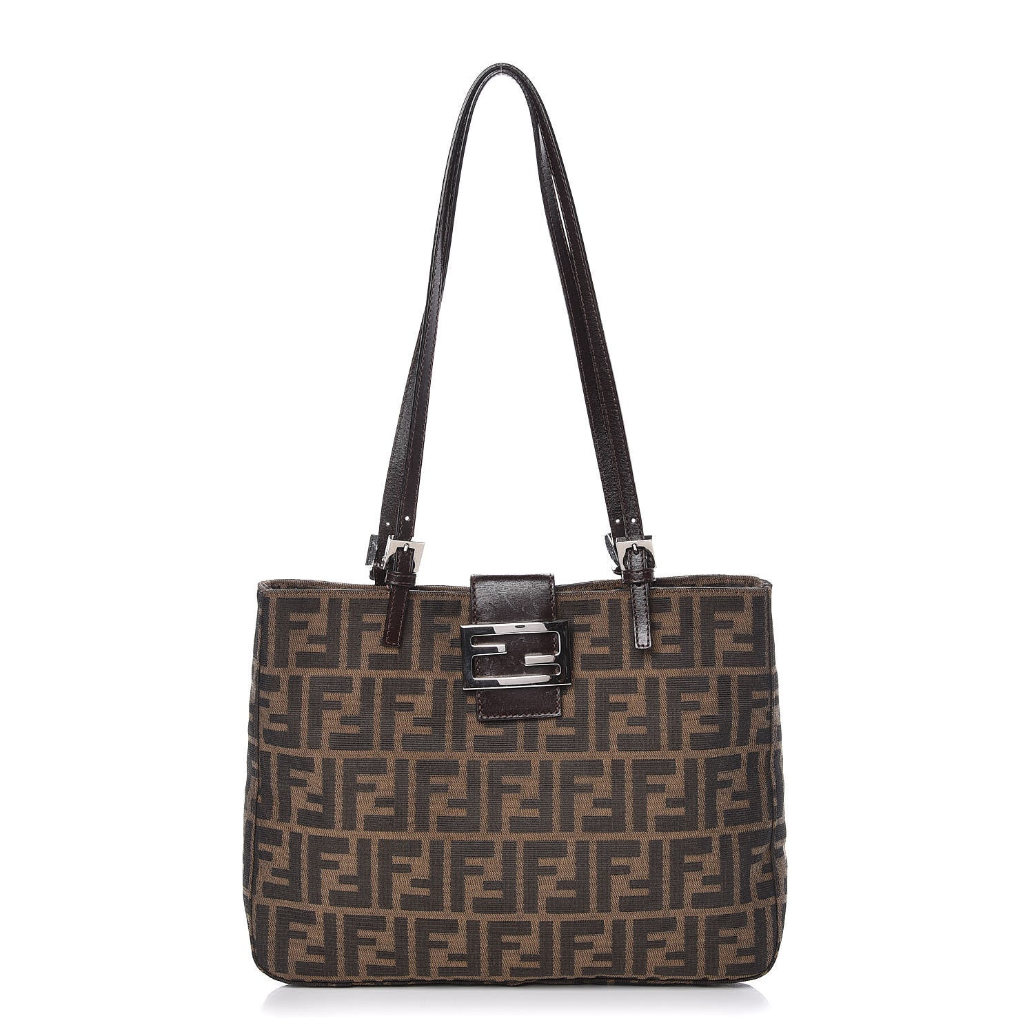 Fendi Zucca Shoulder Bag Tobacco 1 of 11