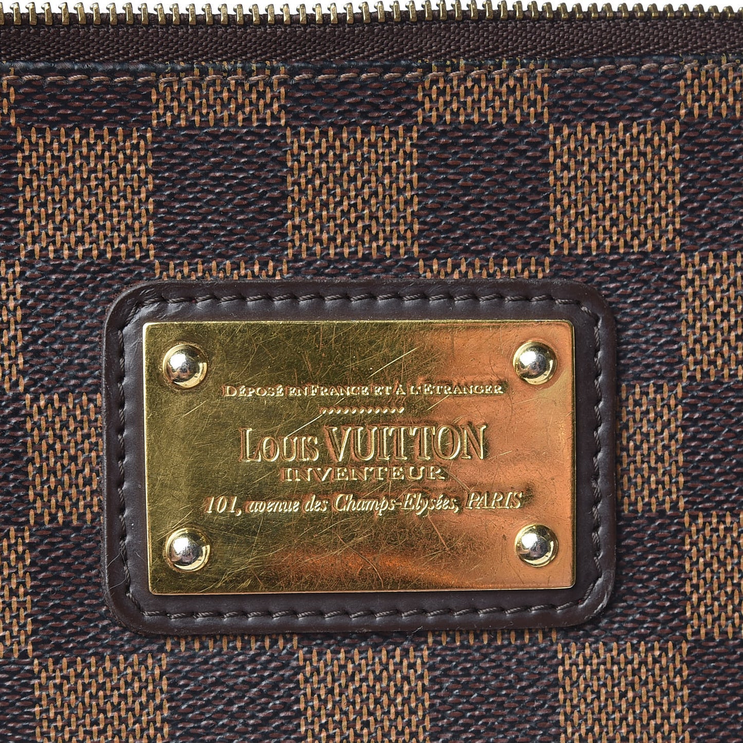 Damier Ebene Eva Clutch