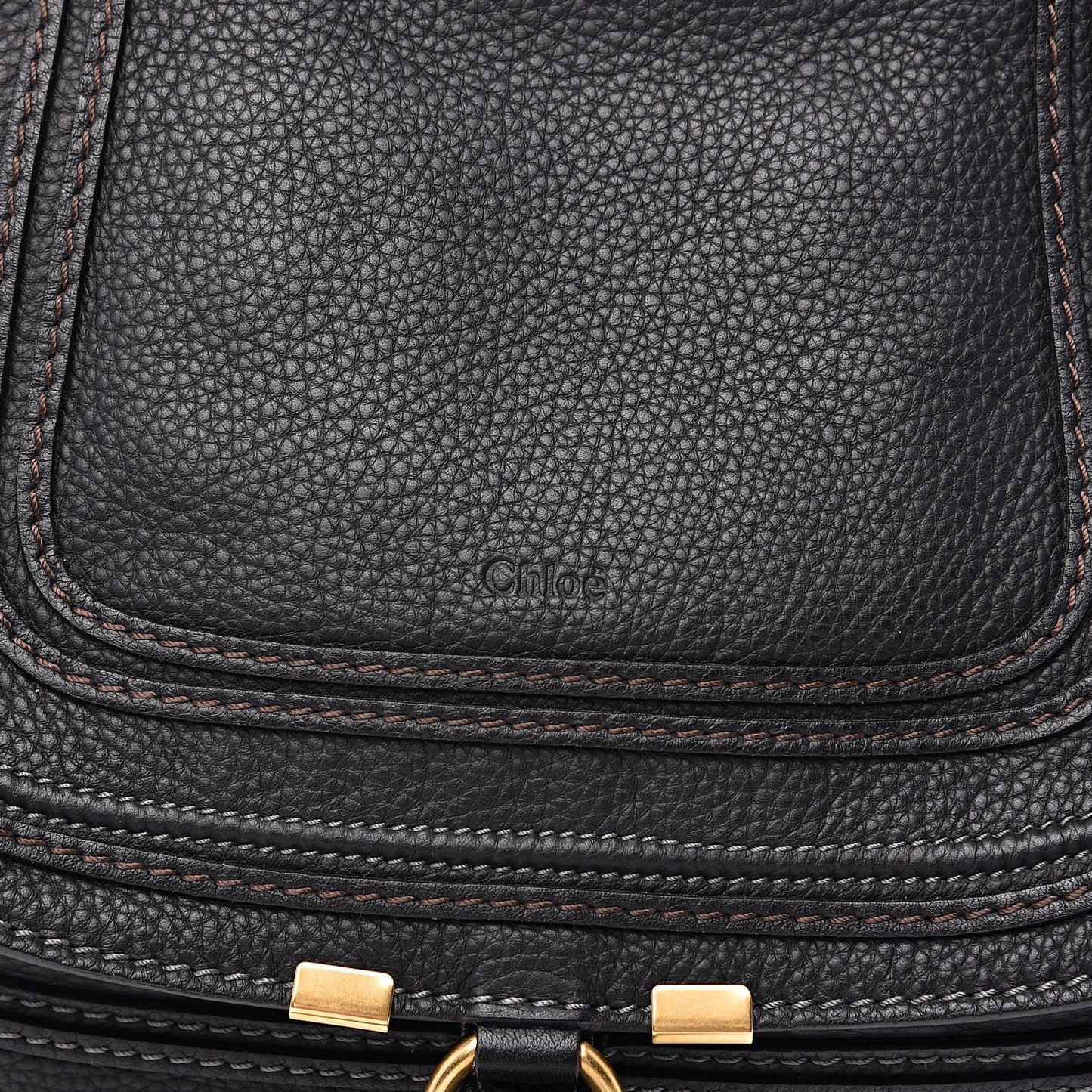Calfskin Medium Marcie Satchel Black