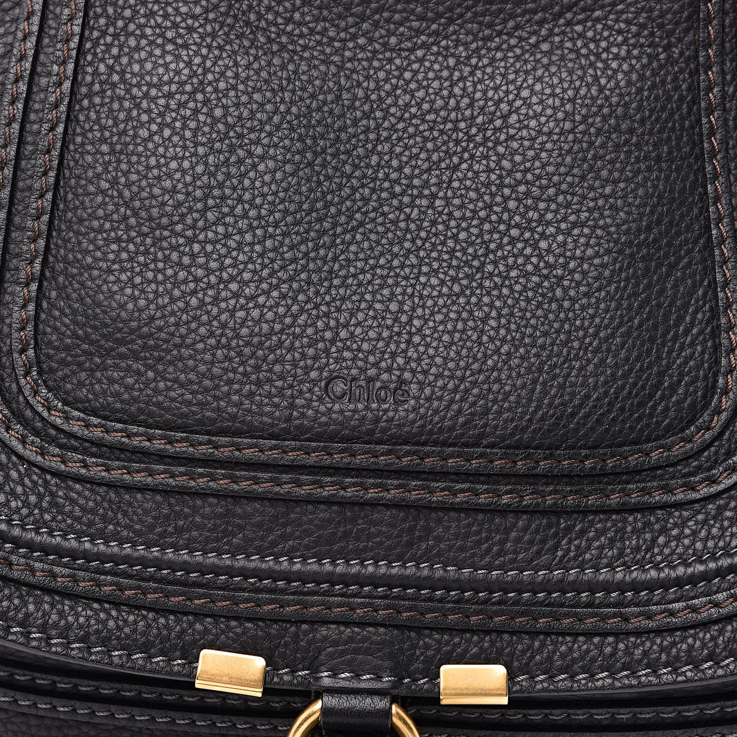 Chloe Calfskin Medium Marcie Satchel Black 10 of 10