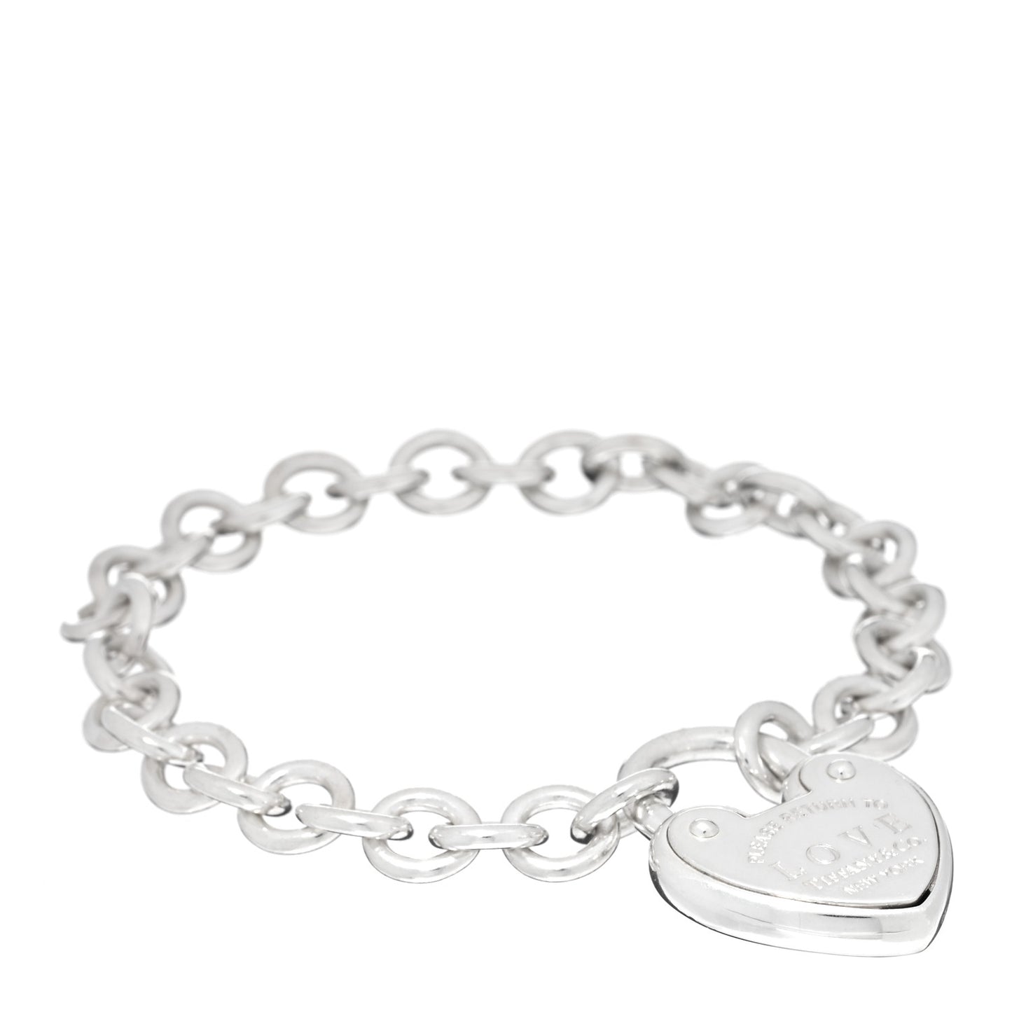 Sterling Silver Return to Tiffany Love Lock Bracelet