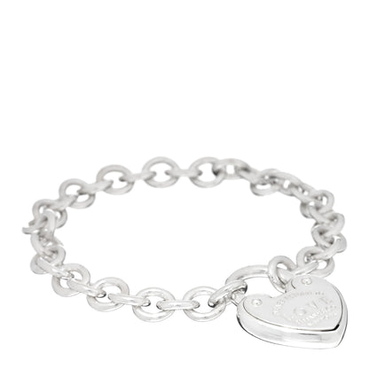 Tiffany Sterling Silver Return to Tiffany Love Lock Bracelet 1 of 4