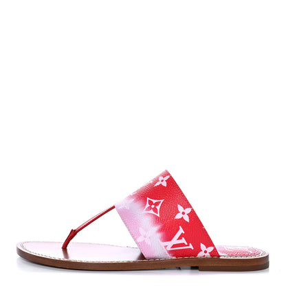 Louis Vuitton Monogram Escale Palma Sandals 36.5 Rouge 1 of 8