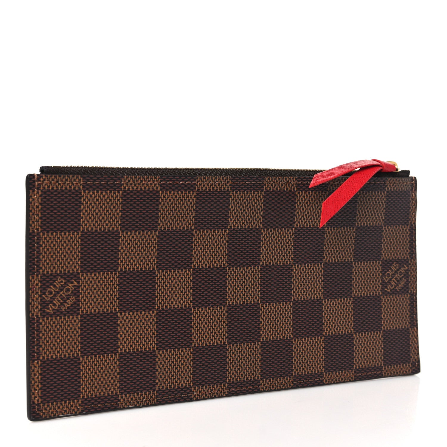 Louis Vuitton Damier Ebene Felicie Chain Wallet Zippered Insert 3 of 9