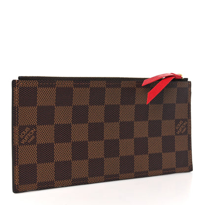 Louis Vuitton Damier Ebene Felicie Chain Wallet Zippered Insert 3 of 9