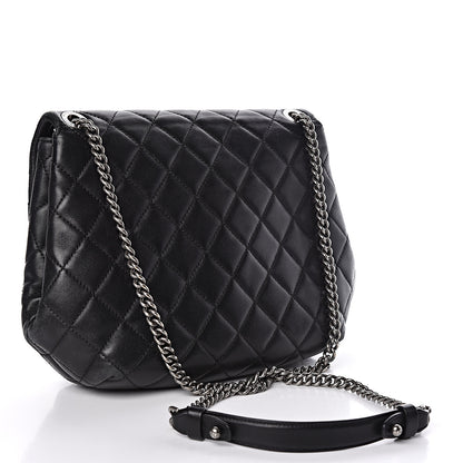 Chanel Lambskin Quilted Small Daily Supple Flap Black 3 of 12