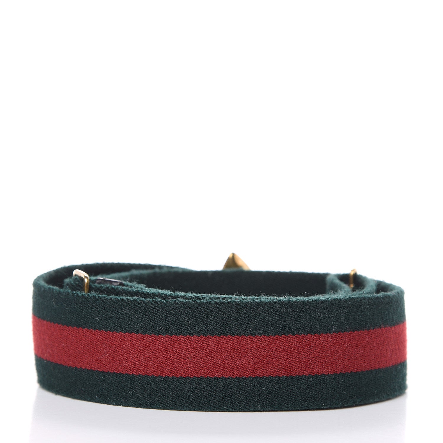 Gucci Canvas Web Wolf Belt Green Red 80 32 3 of 7