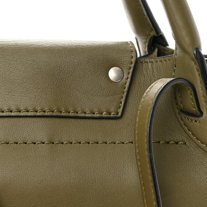 Celine Smooth Calfskin Small Big Bag Army Green 15 of 16