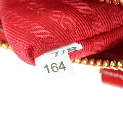 Prada Saffiano Vernice Mini Promenade Tote Rosso 10 of 12