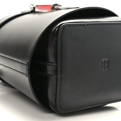 Givenchy Box Calfskin Shark Lock Bucket Bag Black 6 of 8