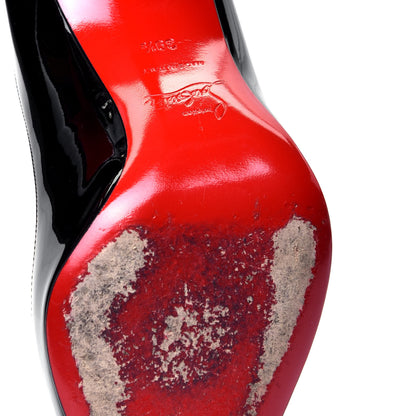 Christian Louboutin Patent Pigalle Follies 100 Pumps 39.5 Black 7 of 9