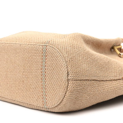 Christian Louboutin Raffia Woven By My Side Shoulder Bag Natural 9 of 12