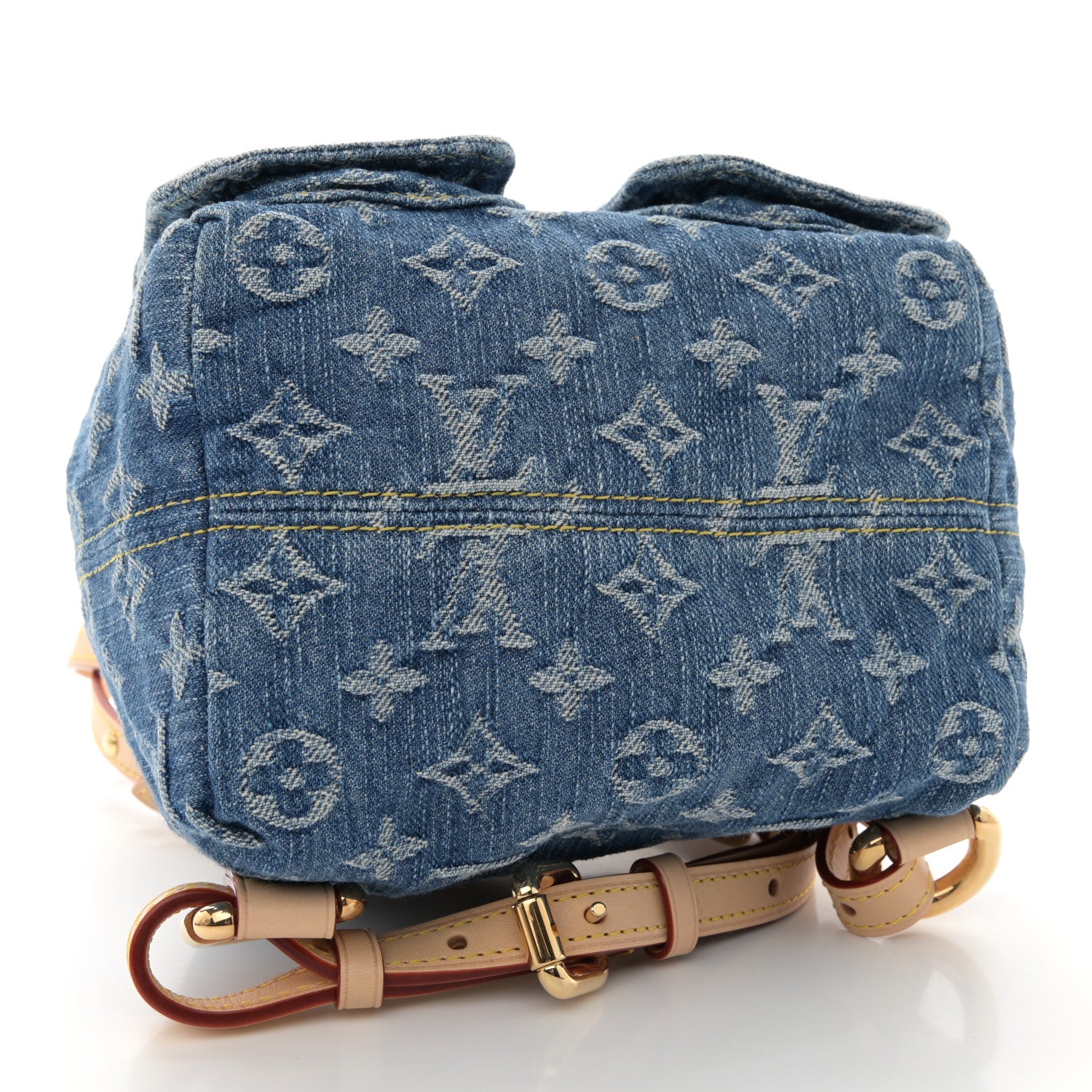 Louis Vuitton Denim Venice Backpack Blue 4 of 10