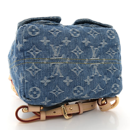 Louis Vuitton Denim Venice Backpack Blue 4 of 10