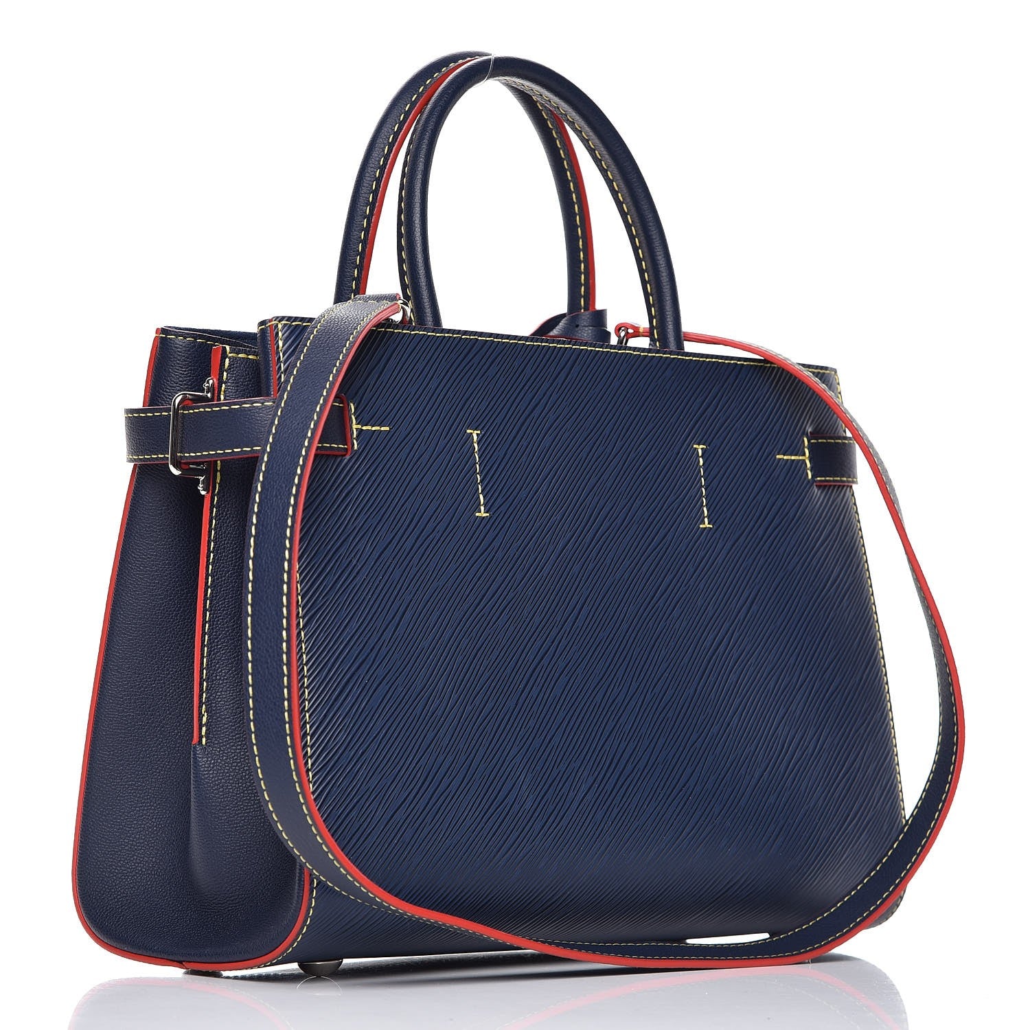 Louis Vuitton Epi Twist Tote Indigo 4 of 8