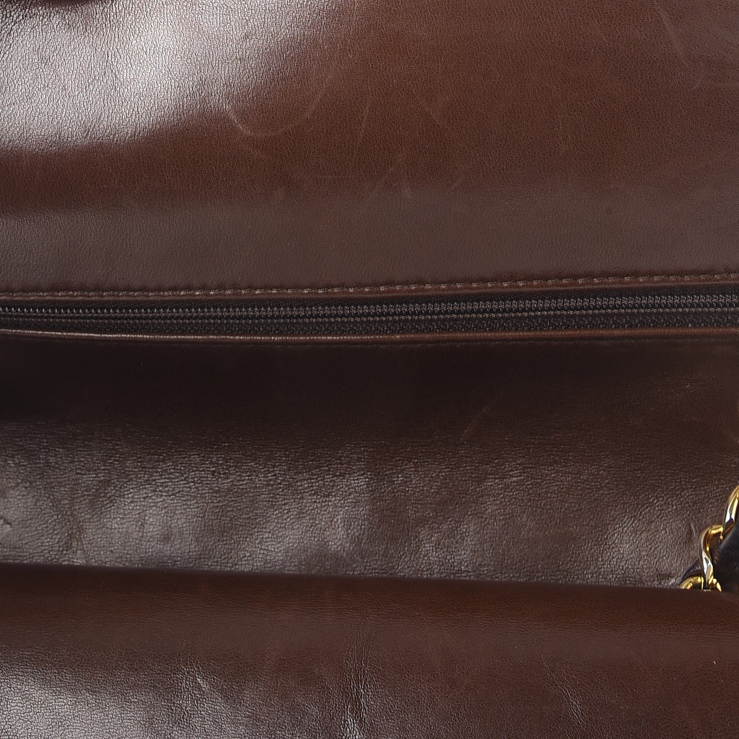 Chanel Lambskin Medium Double Flap Brown 13 of 17