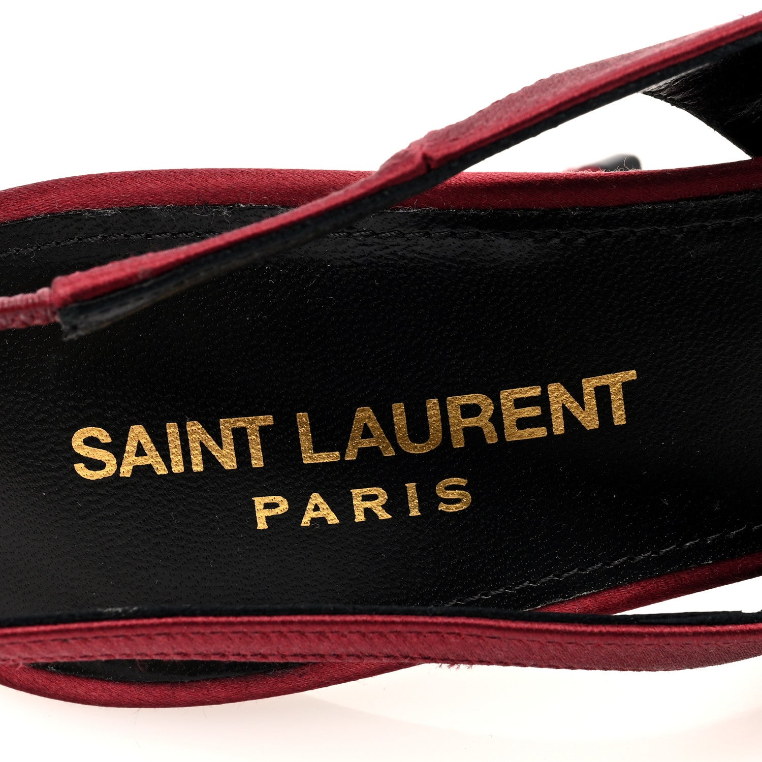 Saint Laurent Crepe Satin Zoe 105 Slingback Pump 38.5 Butternut 8 of 9