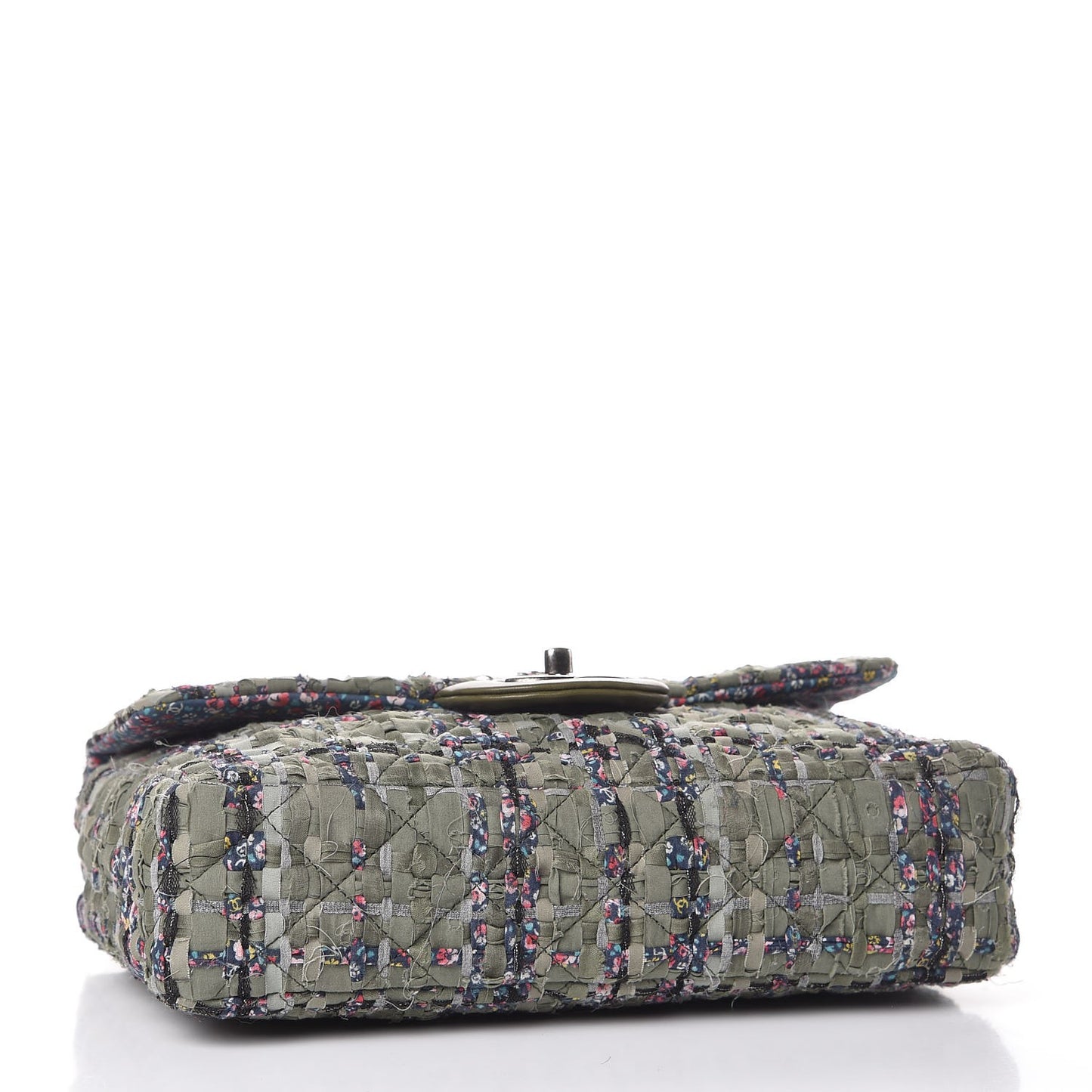 Woven Canvas Quilted Coco Cuba Flap Khaki Multicolor