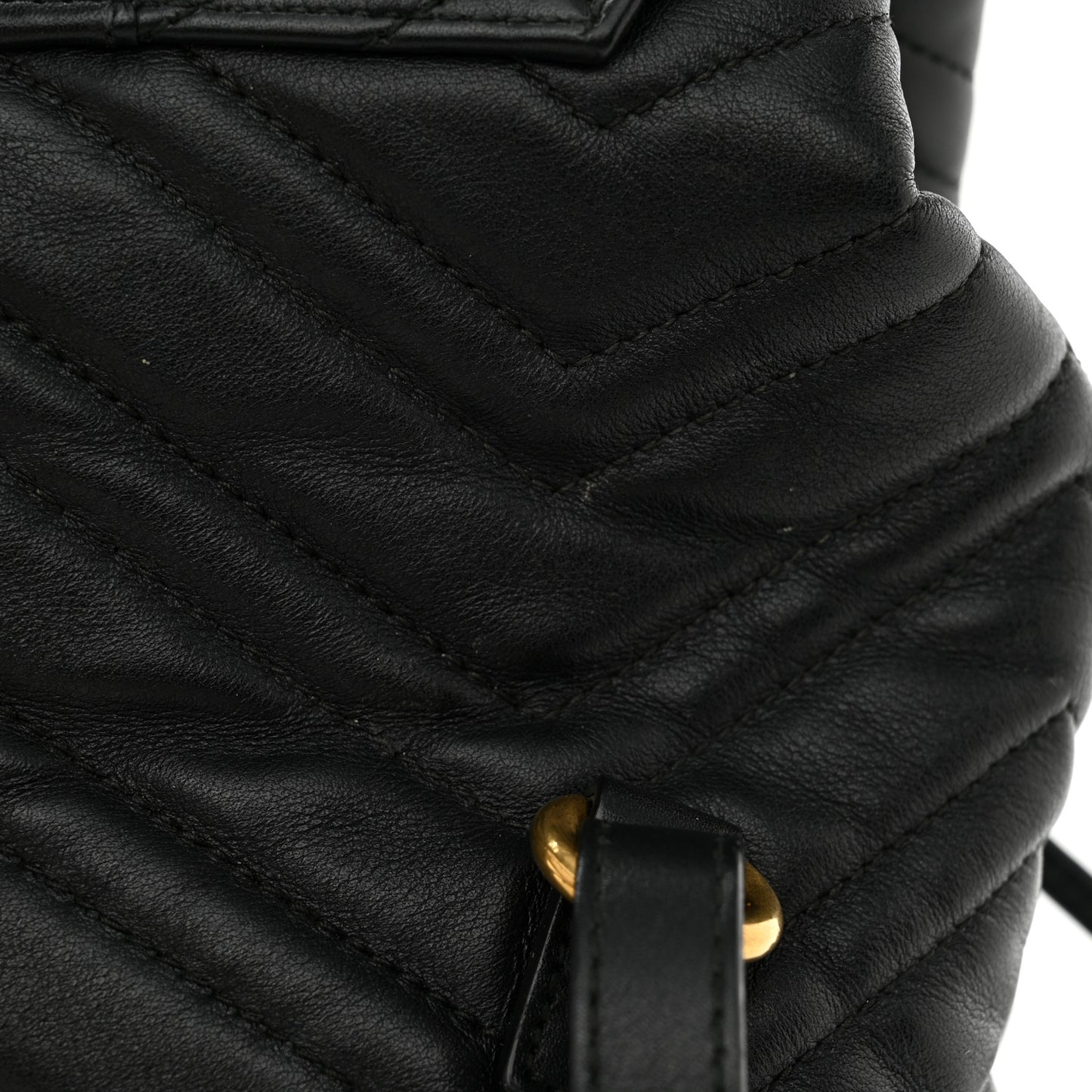 Calfskin Matelasse GG Marmont Flap Backpack Black