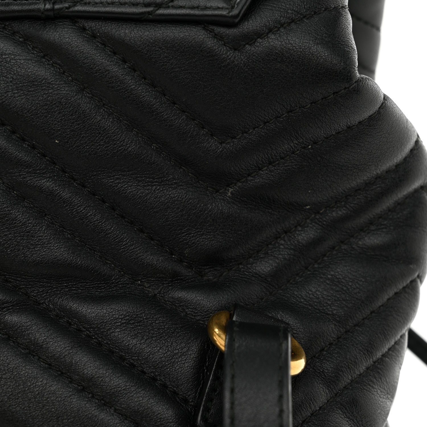 Gucci Calfskin Matelasse GG Marmont Flap Backpack Black 12 of 15