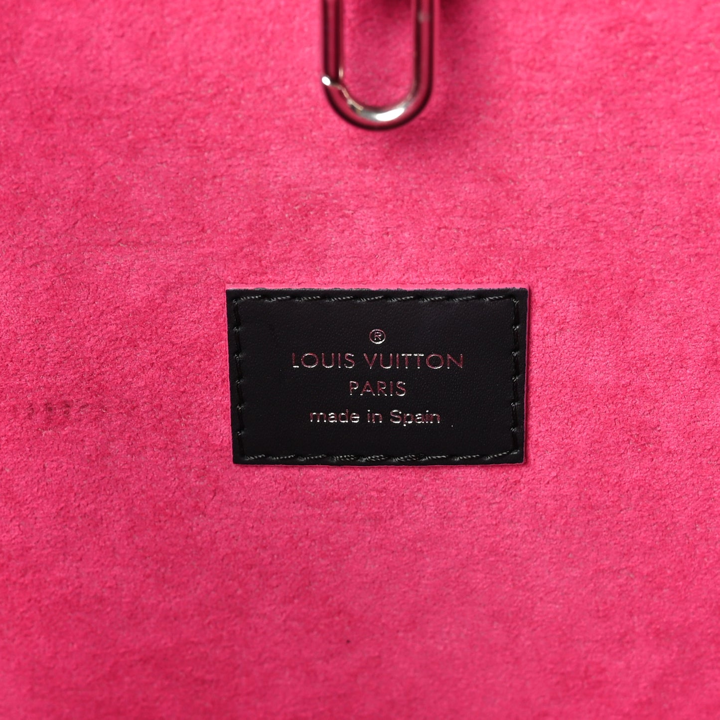 Epi Neverfull MM Black Hot Pink