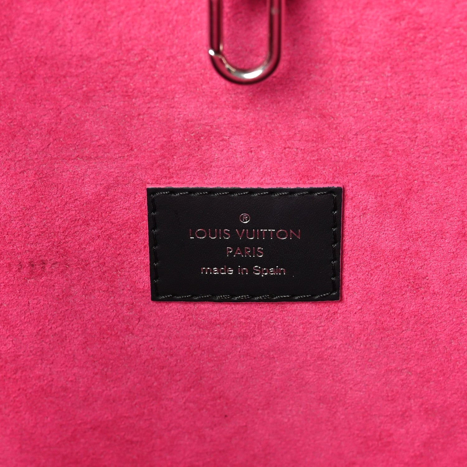 Louis Vuitton Epi Neverfull MM Black Hot Pink 7 of 11