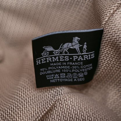 Hermes Canvas Large Bride-A-Brac Pouch Bleu Nuit 6 of 7