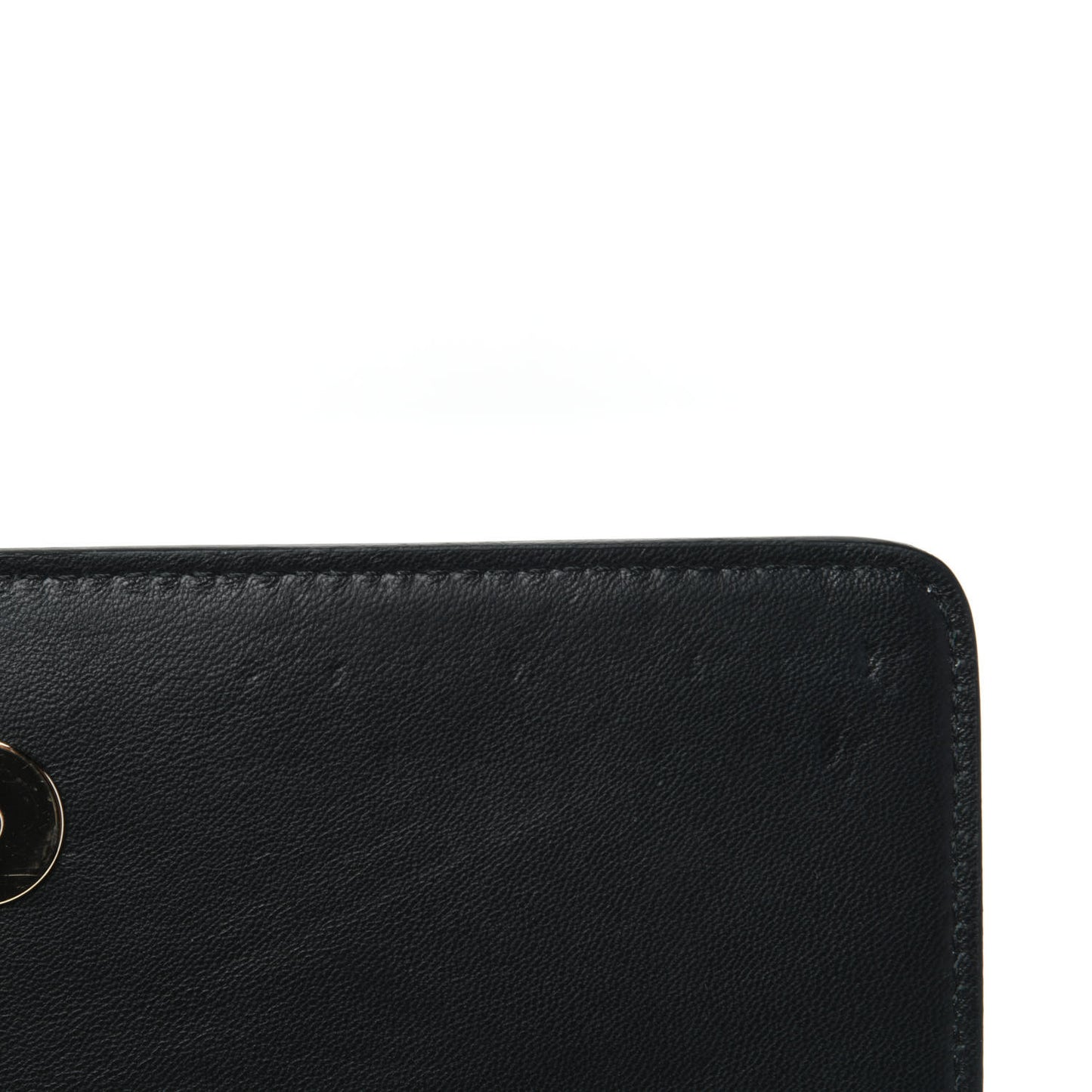 Nappa Crystal Studded Palazzo Chain Evening Bag Black