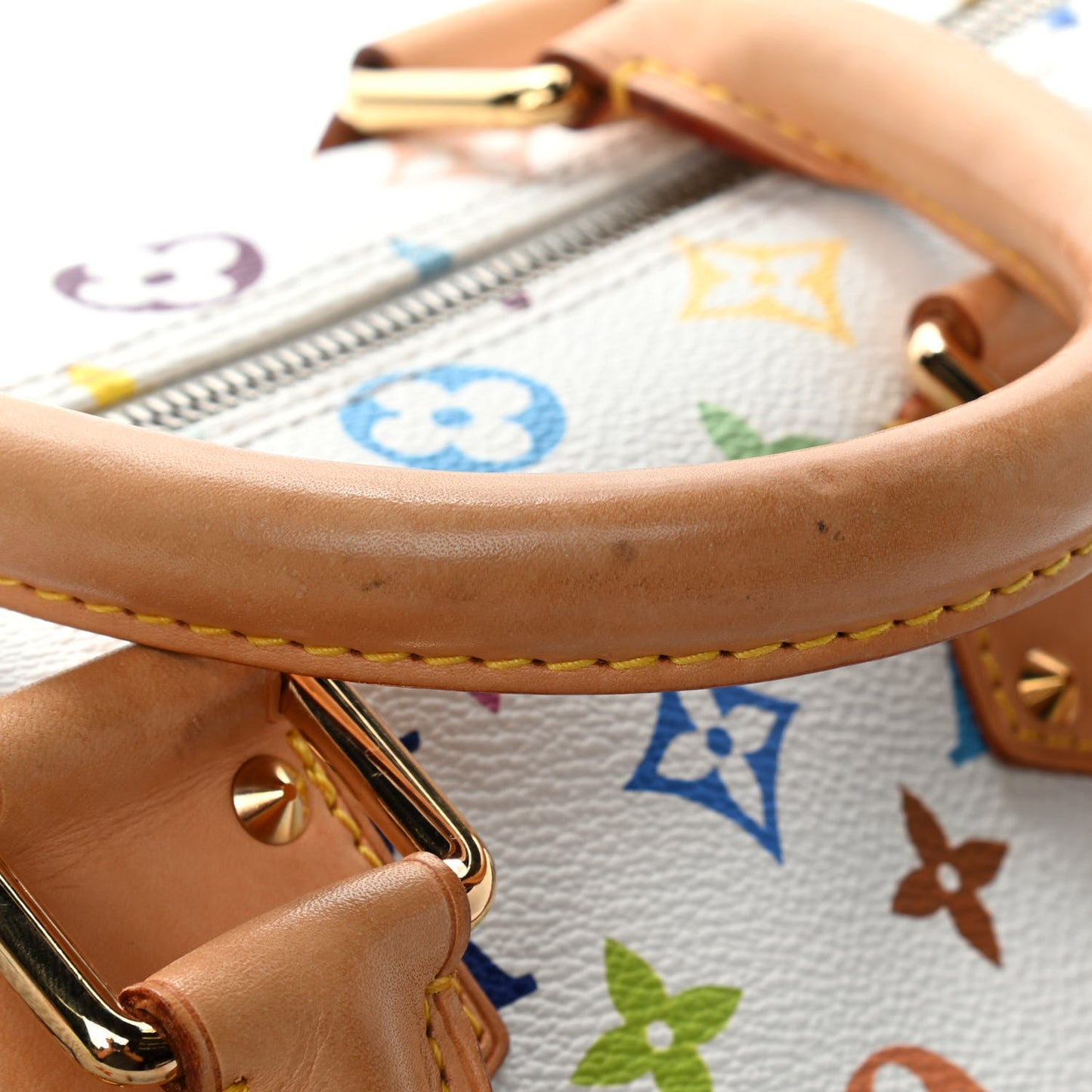 Monogram Multicolor Speedy 30 White