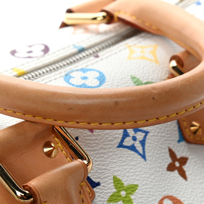 Louis Vuitton Monogram Multicolor Speedy 30 White 14 of 15