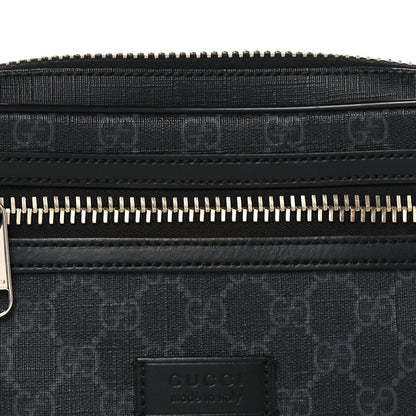 Gucci Soft GG Supreme Monogram Web Belt Bag Black Grey 8 of 11