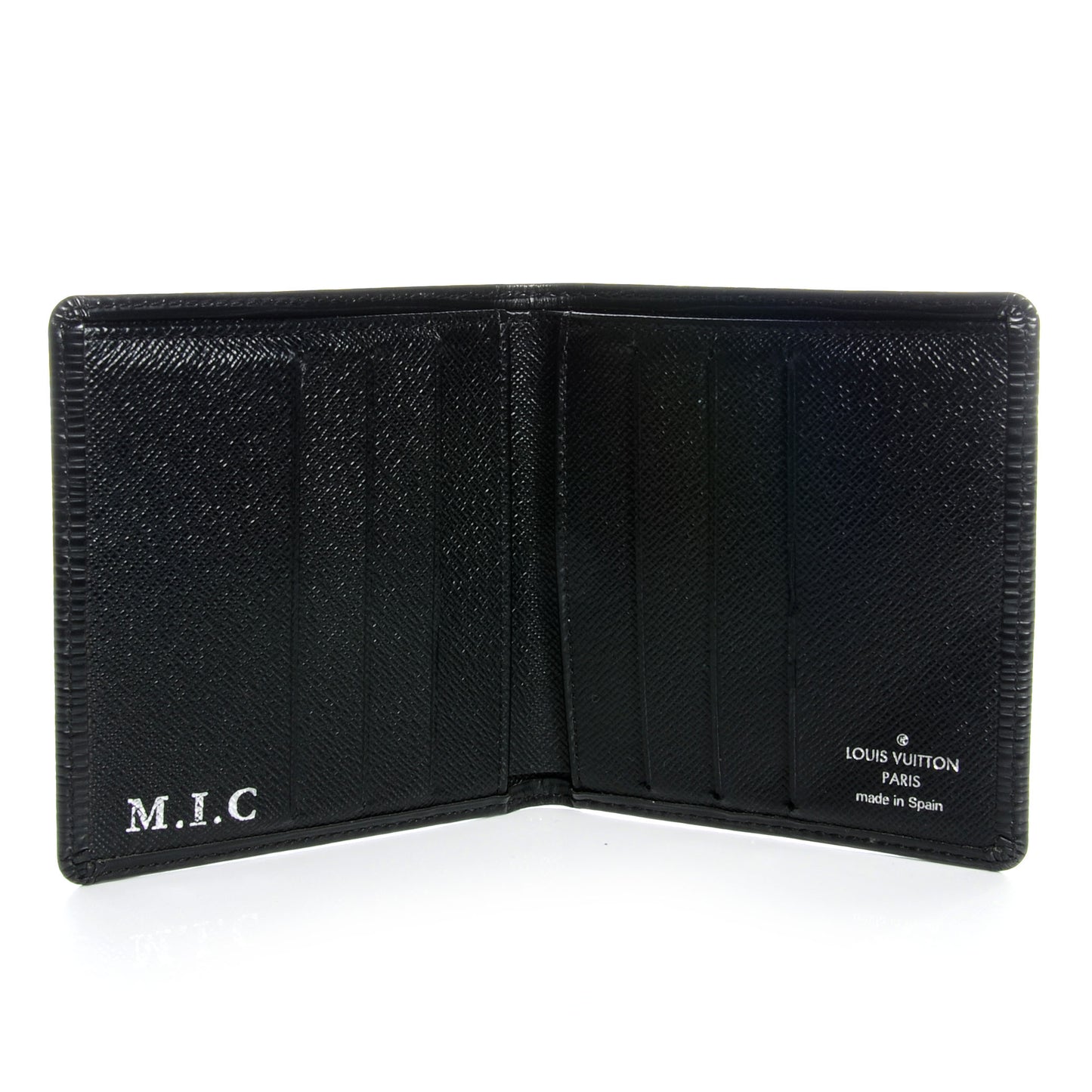 Epi Billfold Wallet 6 Slot Black