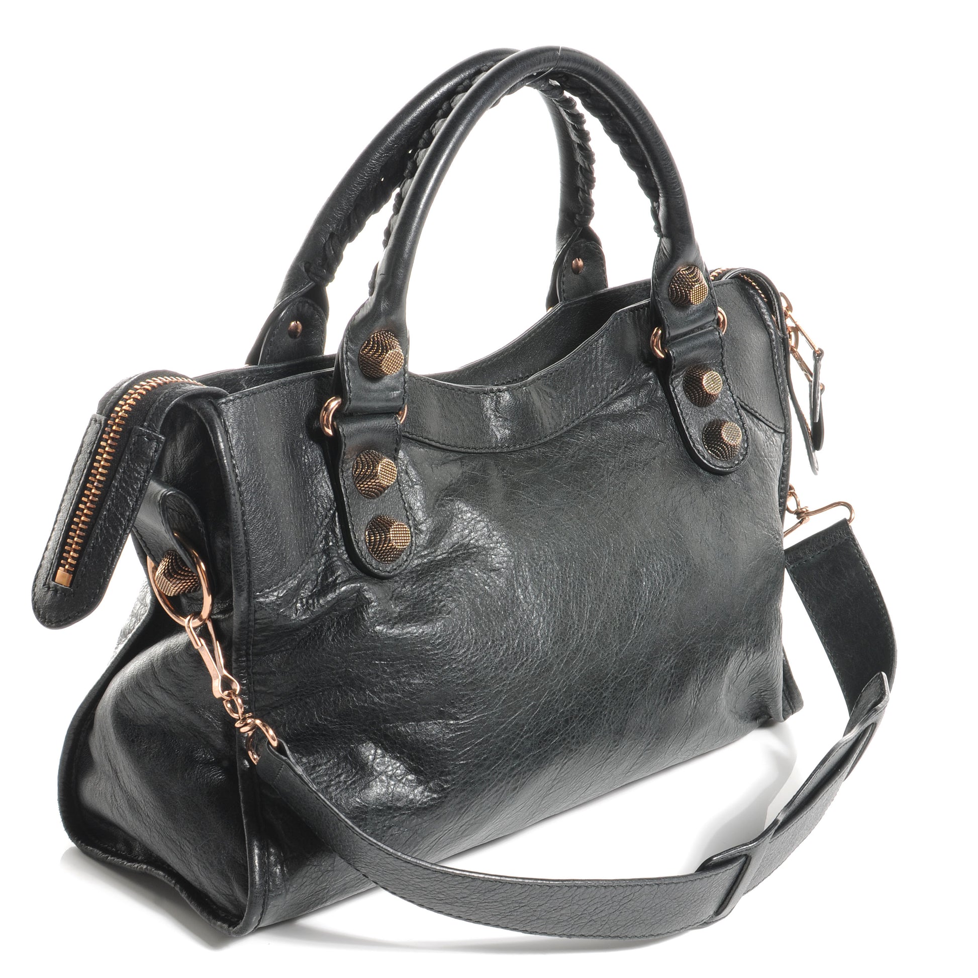 Balenciaga Agneau Giant 21 Rose Gold Hardware City Black 3 of 7