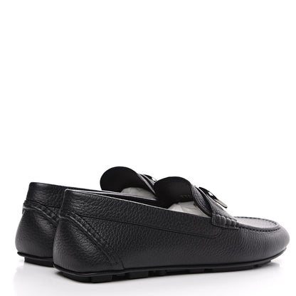 Valentino Garavani Calfskin Vlogo Loafers 42 Black 4 of 8