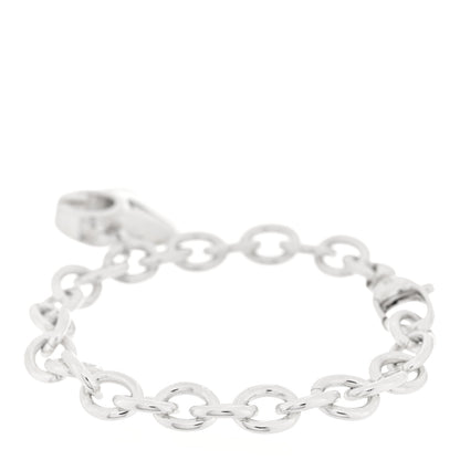 Gucci Sterling Silver G Heart Charm Link Bracelet 2 of 3